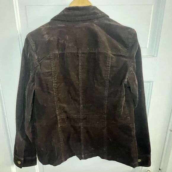 Jones NY & Co Chocolate Corduroy Jacket - Picture 5 of 10